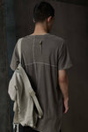 BORIS BIDJAN SABERI Short Sleeve T-Shirt TS ONE PIECE RF F035 Charcoal Gray 3 PBBS21
